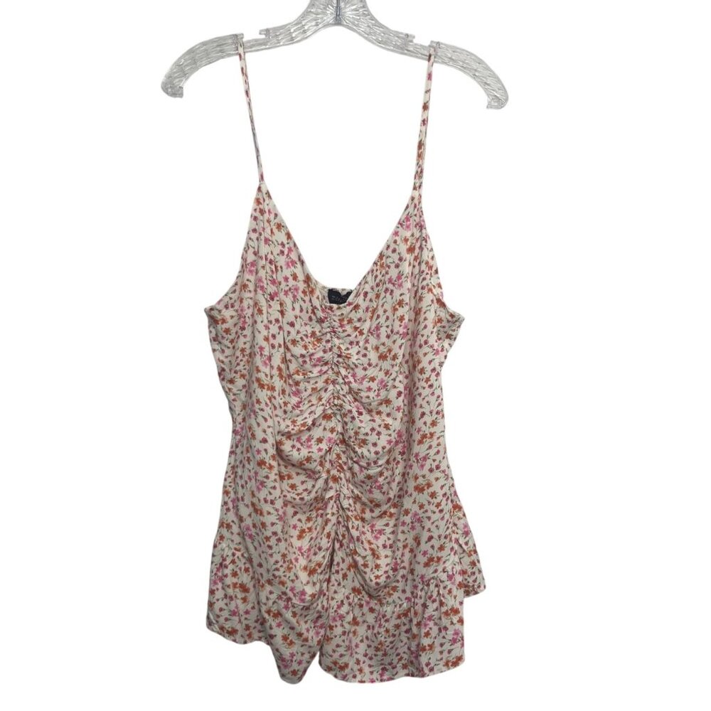 Zenobia Sleeveless Shirt Womens 3XL Pink Floral New Cami Summer
